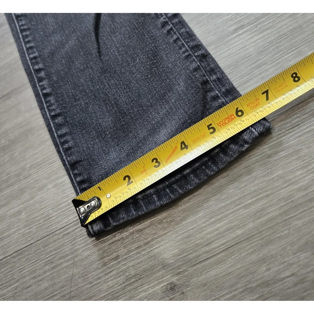 American Eagle Men Jeans Size 31x34 Black Denim Slim Air Flex Plus (Actual 31x32